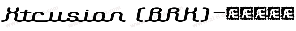 Xtrusion (BRK)字体转换